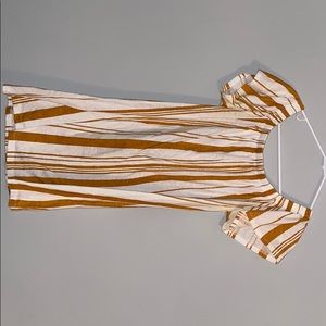 Strapless shift dress